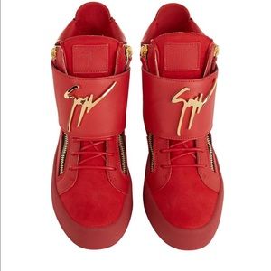 Giuseppe Zanotti womens 38 red sneakers